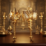 Astam - Gold Coated for Temple Rituals