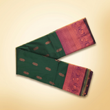 Amman Soft Silk Saree - 8inch Border for Vigraha Alankaram