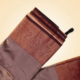 Amman Soft Silk Saree Banana Tree Design - 4inch Border for Devi Puja
