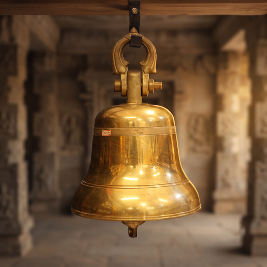 Bronze Kovil Bell (Medium Size) for Daily Puja