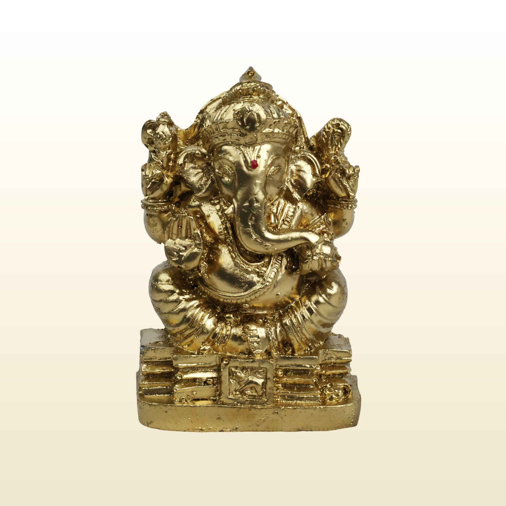 Antique Gold Ganesh 2.5inch