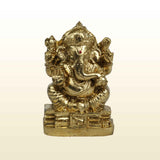 Antique Gold Ganesh 2.5inch