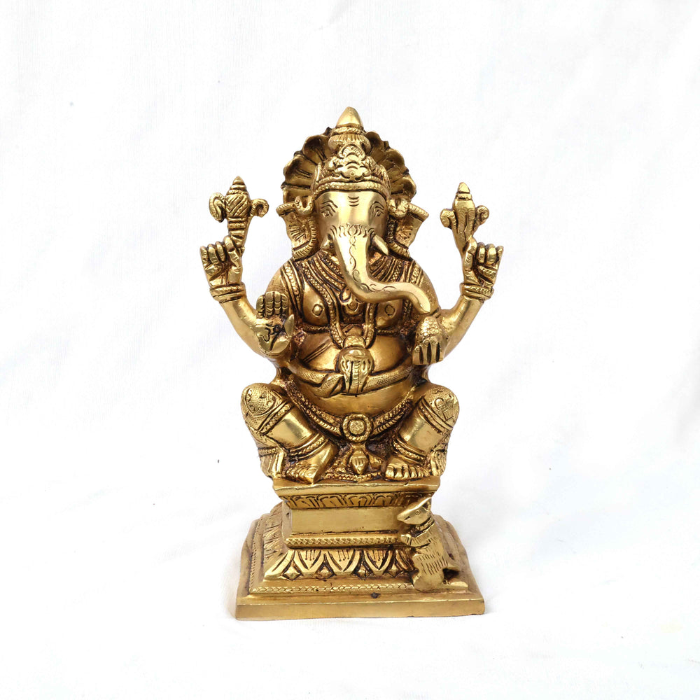 Brass Vinayagar 6 and 7 inch