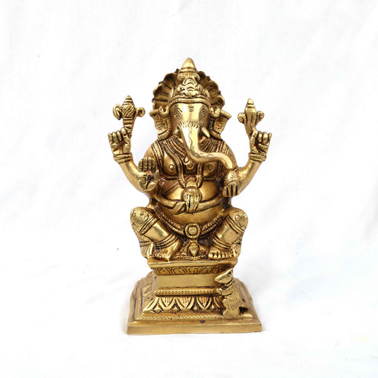 Brass Vinayagar 6 and 7 inch