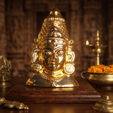 Amman Face - Plain - Gold Coated for Deity Alankaram