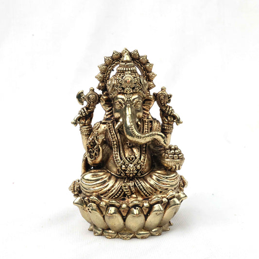 Brass Antique Vinayagar 4inch