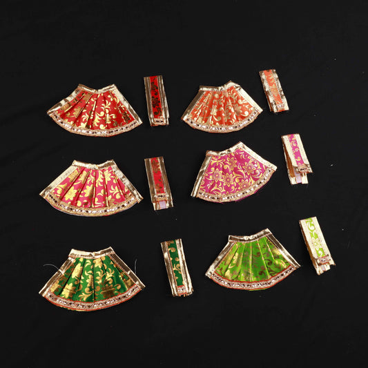 Amman Pavadai Printed Fancy Border 3inch