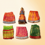Amman Saree type Pavadai - Silk cloth model - 9 inch for Divine Alankaram