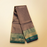 Amman Fancy Checked saree for Devi Alankaram