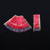 Amman Pavadai Satin 5inch for Deity Dressing