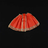 Amman Pavadai Satin Gold 5inch - Model 3