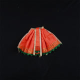 Amman Pavadai Satin Gold 5inch - Model 1