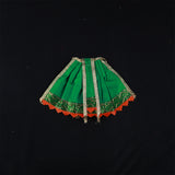 Amman Pavadai Satin Gold 5inch - Model 1