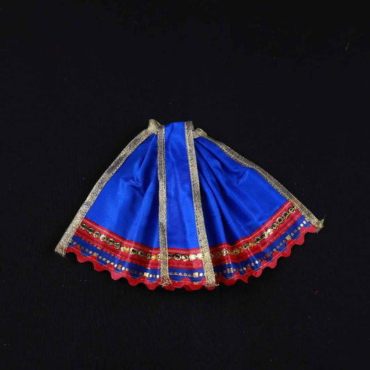 Amman Pavadai Satin Gold 5inch - Model 2