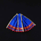 Amman Pavadai Satin Gold 5inch - Model 2