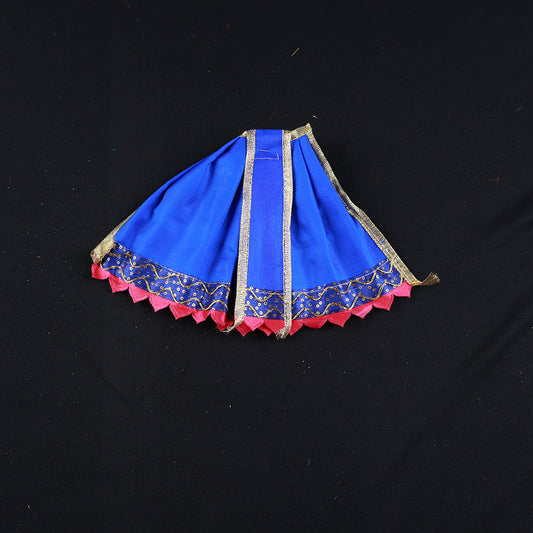 Amman Pavadai Satin Gold 6inch - Model 1