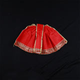 Amman Pavadai Satin Gold 8inch - Model 1