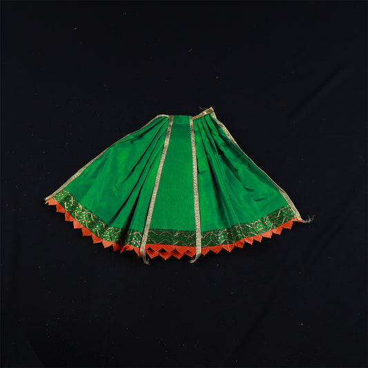 Amman Pavadai Satin Gold 10inch - Model 1