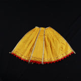 Amman Pavadai Satin Gold 10inch - Model 1
