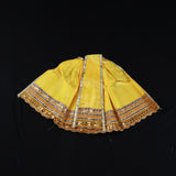 Amman Pavadai Satin Gold 12inch - Model 1