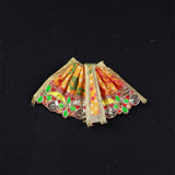 Amman Pavadai Fancy Border 4.5inch for Sacred Rituals