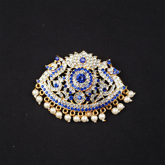 Pendent / Dollar - Lotus with Peacock for Devotional Wear