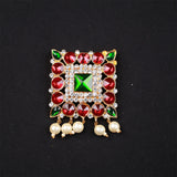 Pendent / Dollar - Square shape with Stone for Ethnic Wear