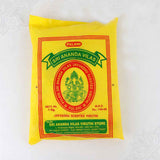 Anantha Vilas vibhuti pack 1 Kg in straight front facing view showing Ganesha image with red oval border for pooja use