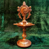 Fancy Antique Sangu Vilaku 5 Face for Puja