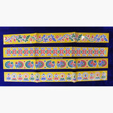 Kolam Sticker Border - Yellow