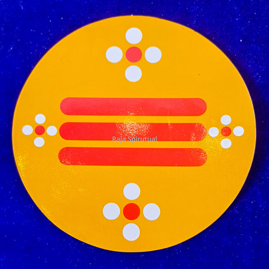 Kolam Sticker Round - Vibuthi