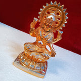 White Metal Lakshmi Gold