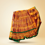 Amman Saree type Pavadai - Silk cloth model - 21 inch for Deity Attire