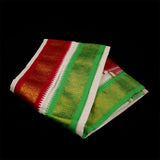 Vesti 4 muzham Maragatham - Light Green with Red
