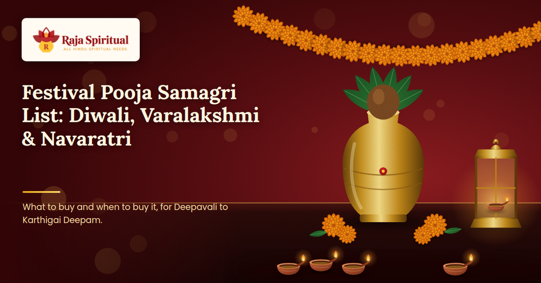 Pooja Samagri List: Basic Items for Daily Pooja at Home (with Tamil Names)