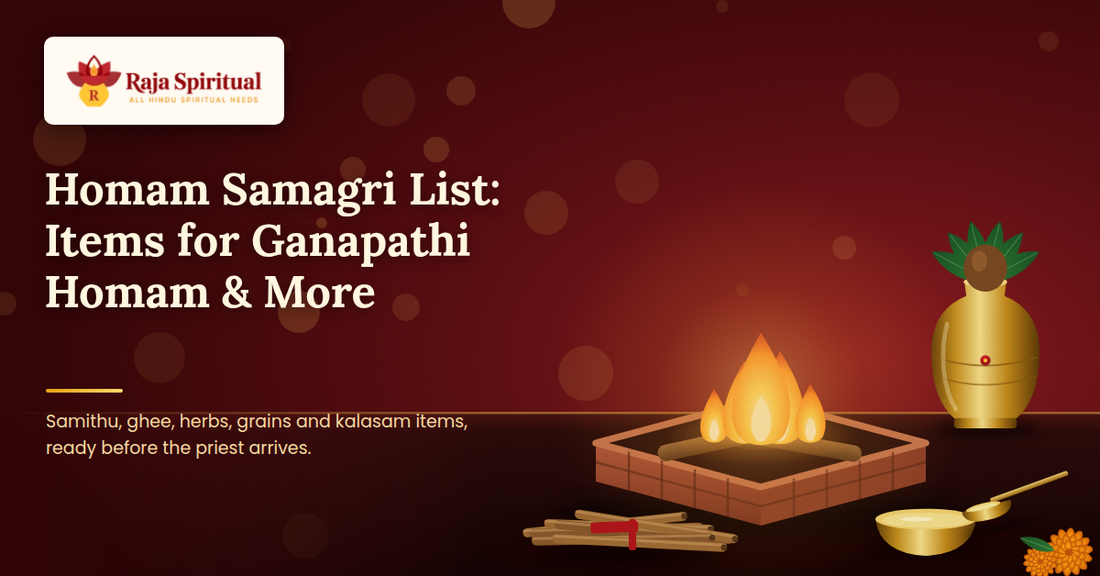 Homam Samagri List: Items Needed for Ganapathi, Navagraha and Other Homams