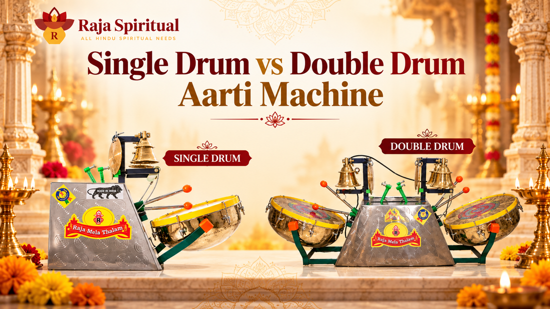 Single Drum vs Double Drum Aarti Machine