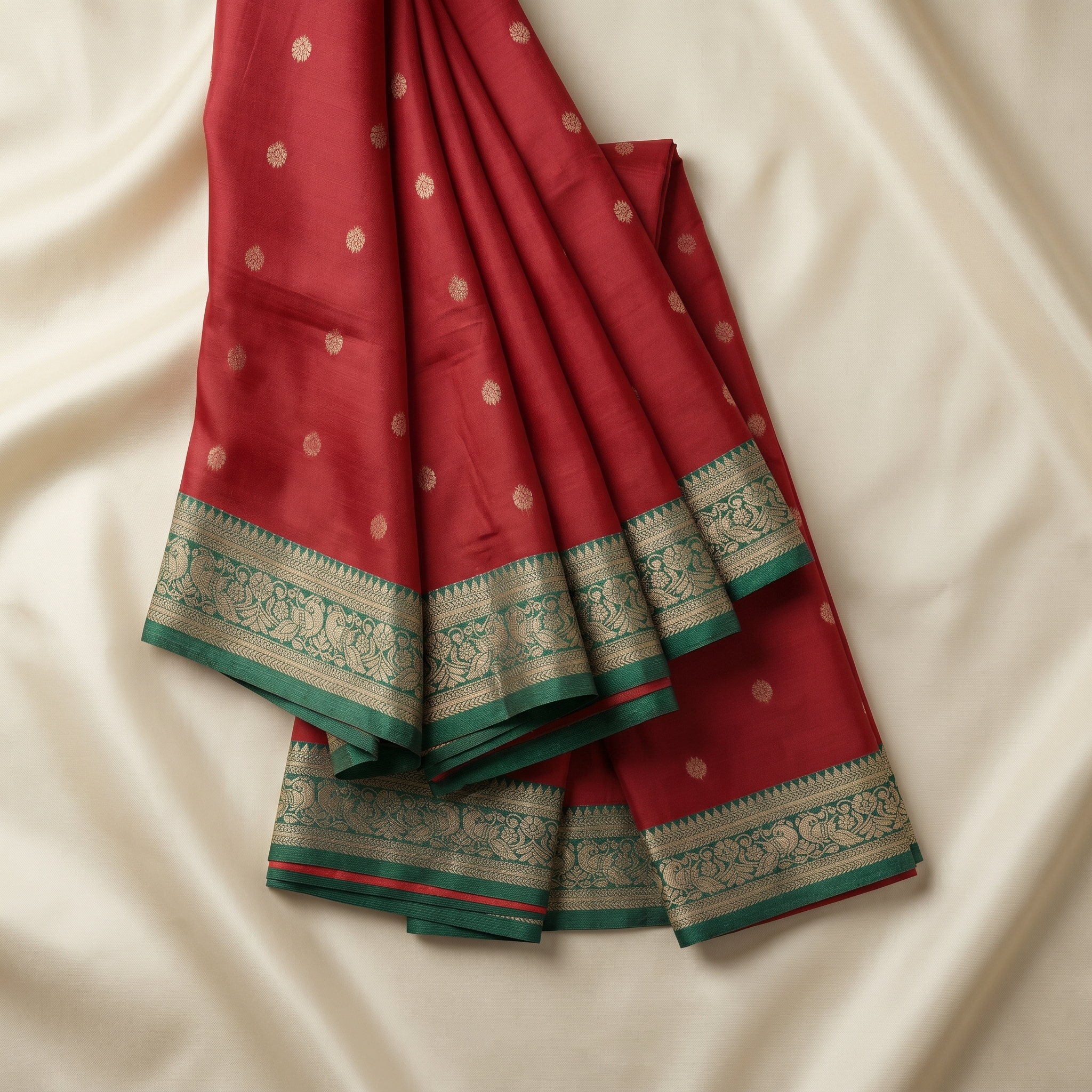 Amman Soft Silk Saree - 3inch Border for Divine Adornment