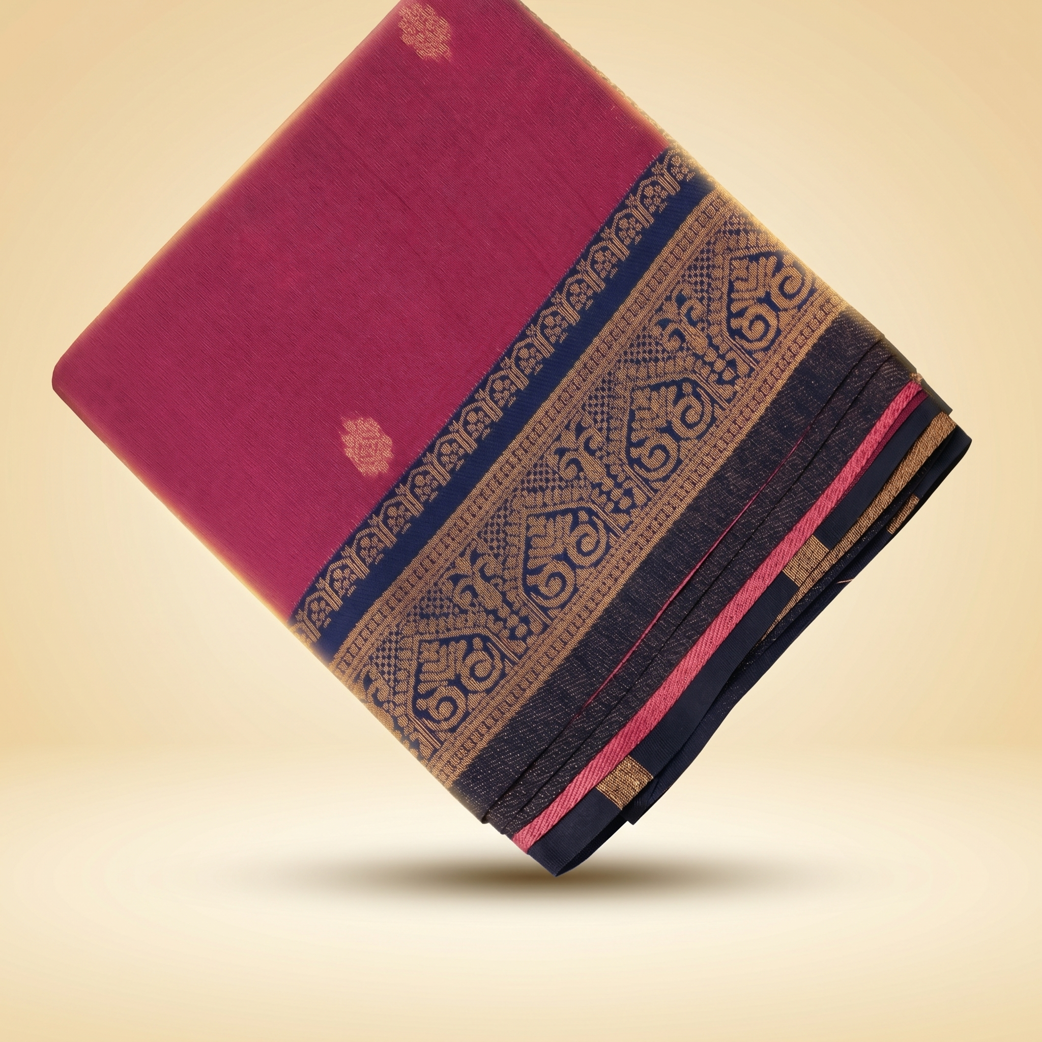 Amman Soft Silk Saree - 3inch Border for Divine Adornment