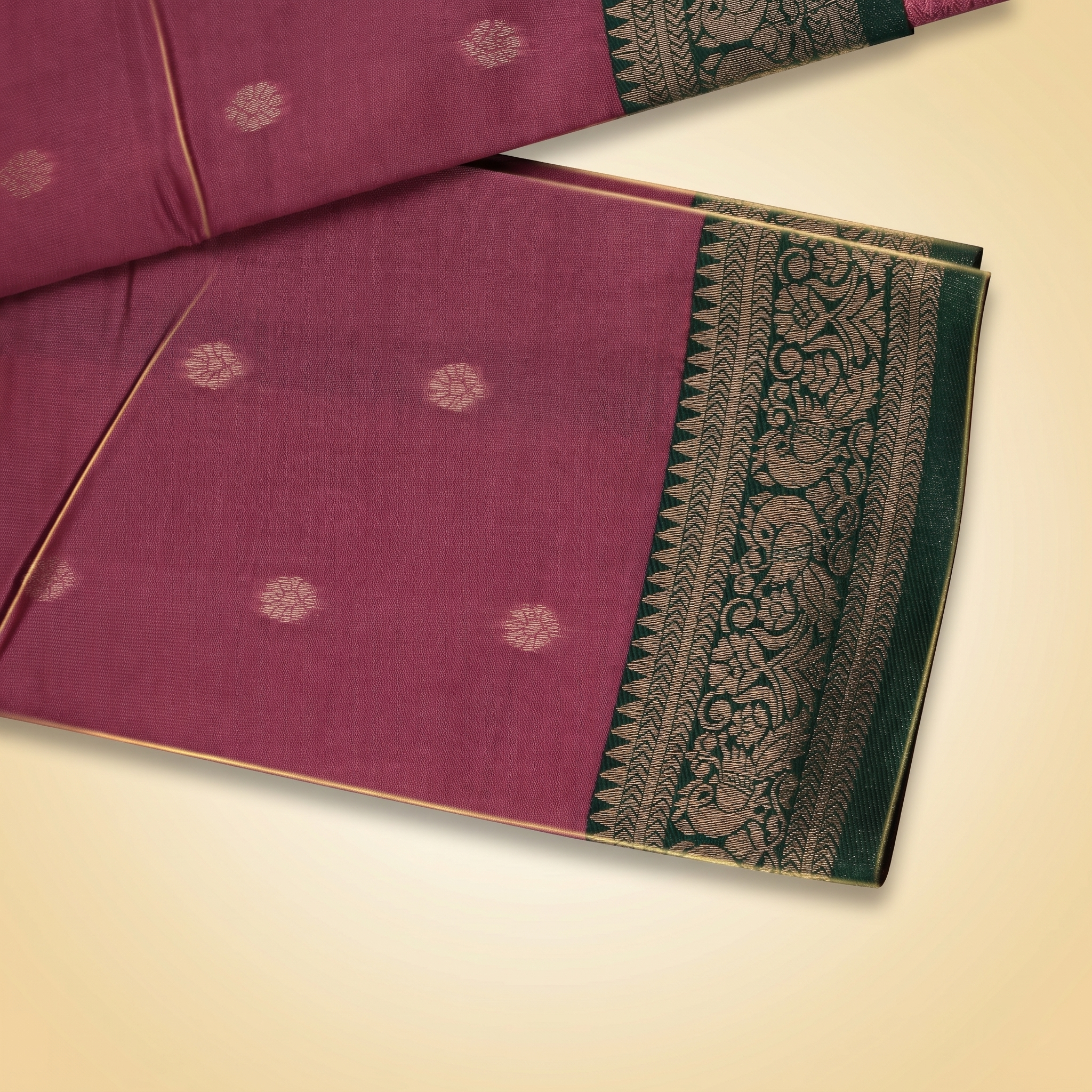 Amman Soft Silk Saree - 3inch Border for Divine Adornment