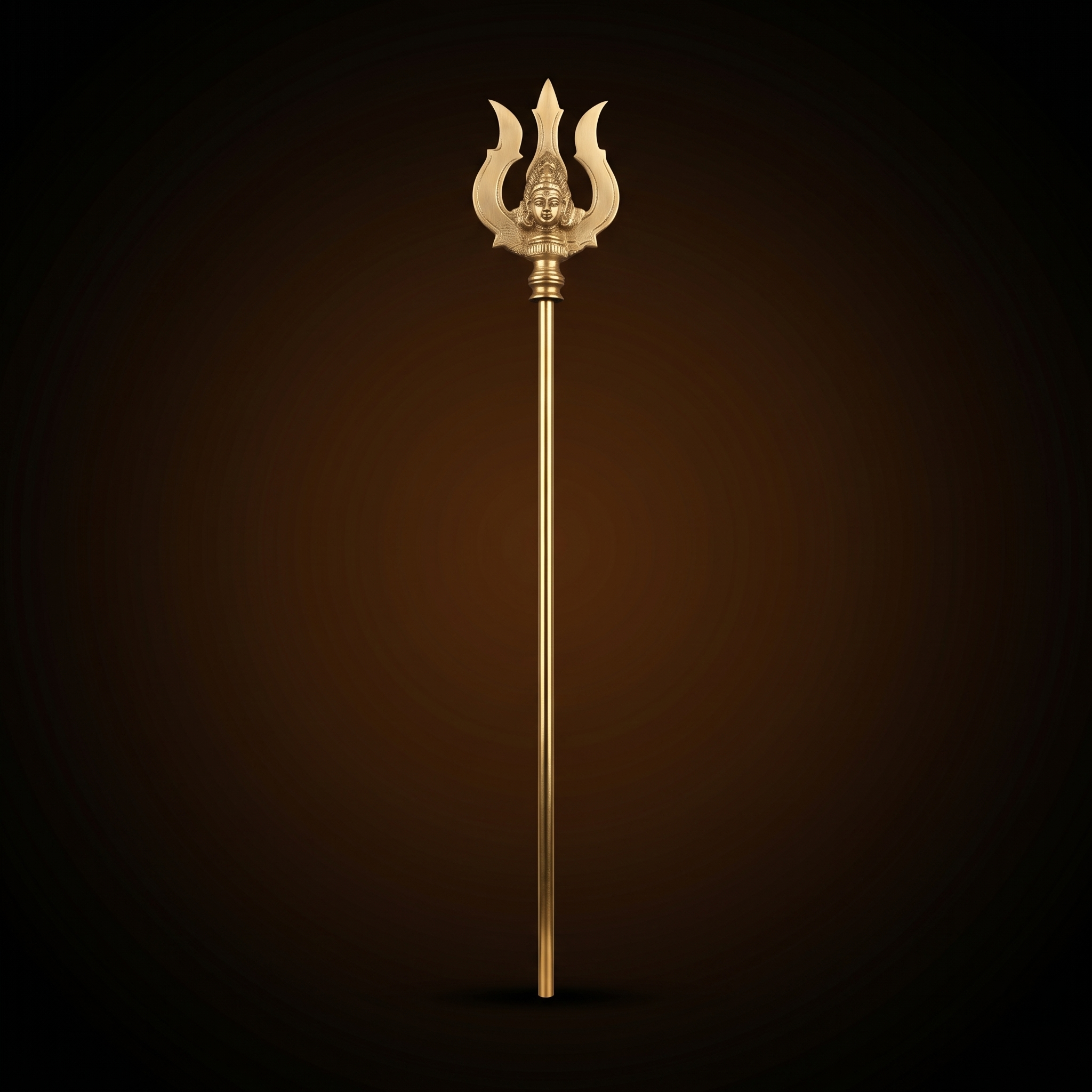 Brass Pattai Sulam - Amman Face for Sacred Ceremonies