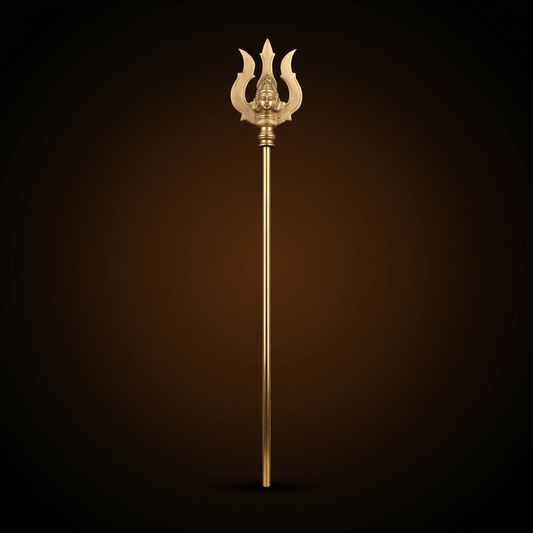 Brass Pattai Sulam - Amman Face for Sacred Ceremonies