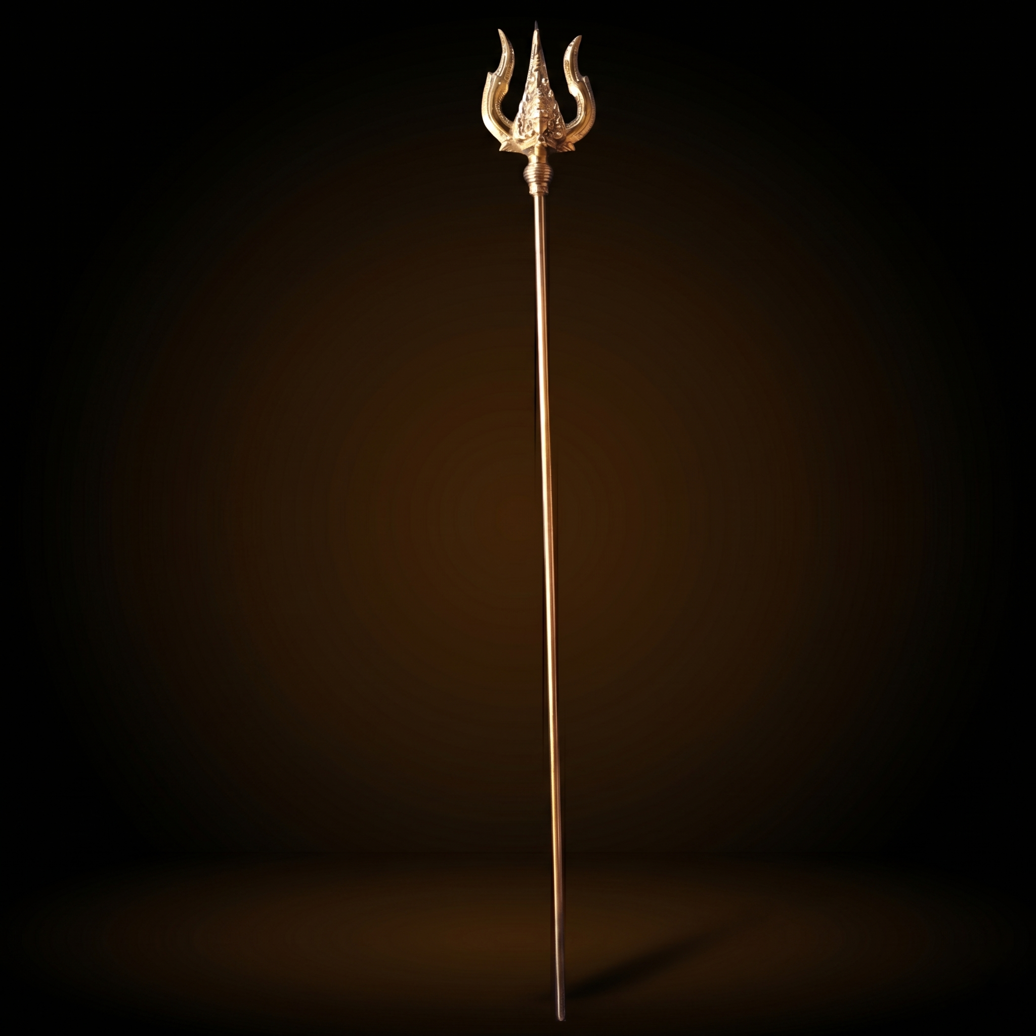 Brass Muppattai Sulam - Amman Face for Temple Rituals