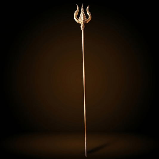 Brass Muppattai Sulam - Amman Face for Temple Rituals