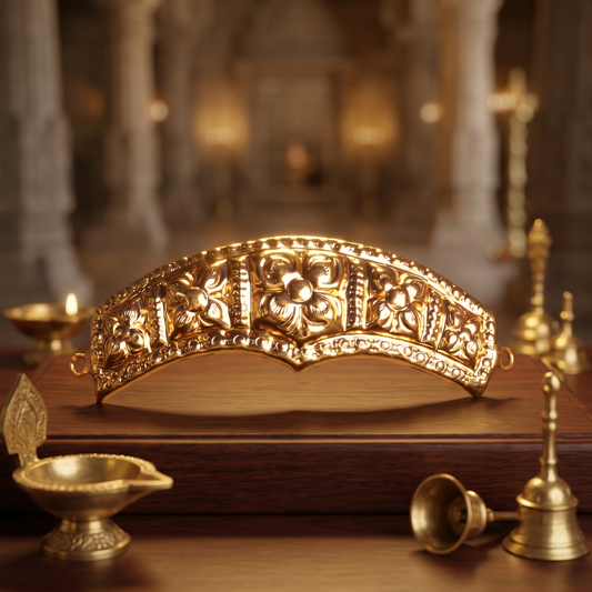 Netri Pattai - Gold Coated for Deity Alankaram