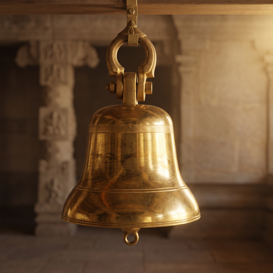 Bronze Kovil Bell (Medium Size) for Daily Puja