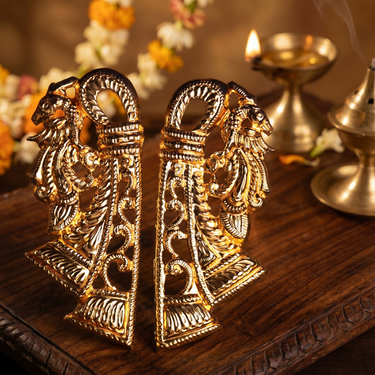 Kai Vastram - Gold Coated for Temple Deity Decoration