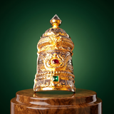 தங்க முலாம் பூசப்பட்ட கிரீடம் சக்கரம் பாதி