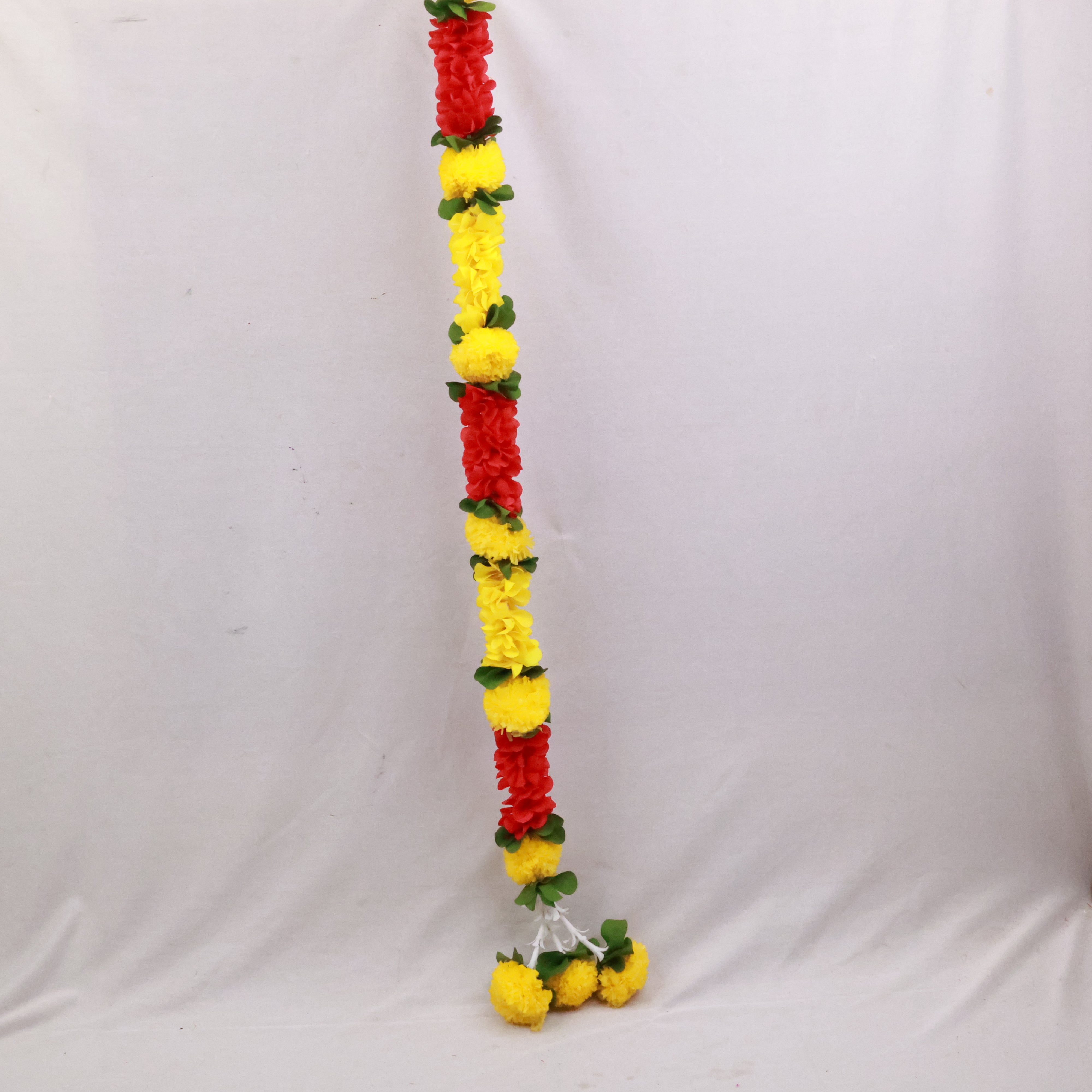 Artificial Flower Malai - Single Line Thoran for Festive and Traditional Decoration