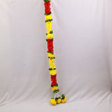 Artificial Flower Malai - Single Line Thoran for Festive and Traditional Decoration